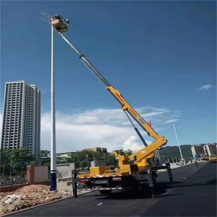 射洪维修路灯的曲臂升降车出租